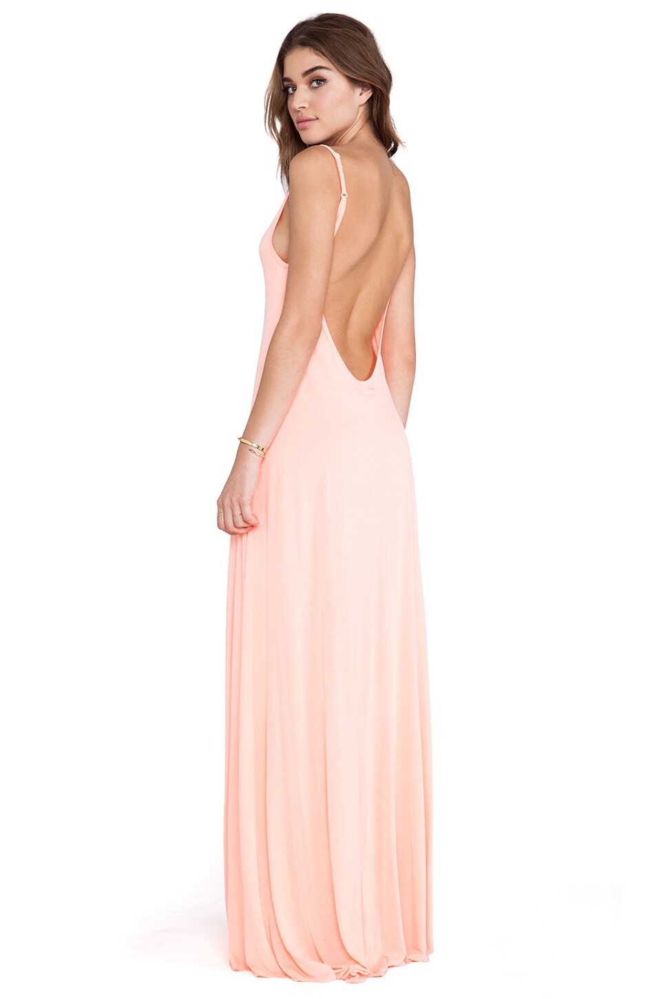 deep back maxi dress