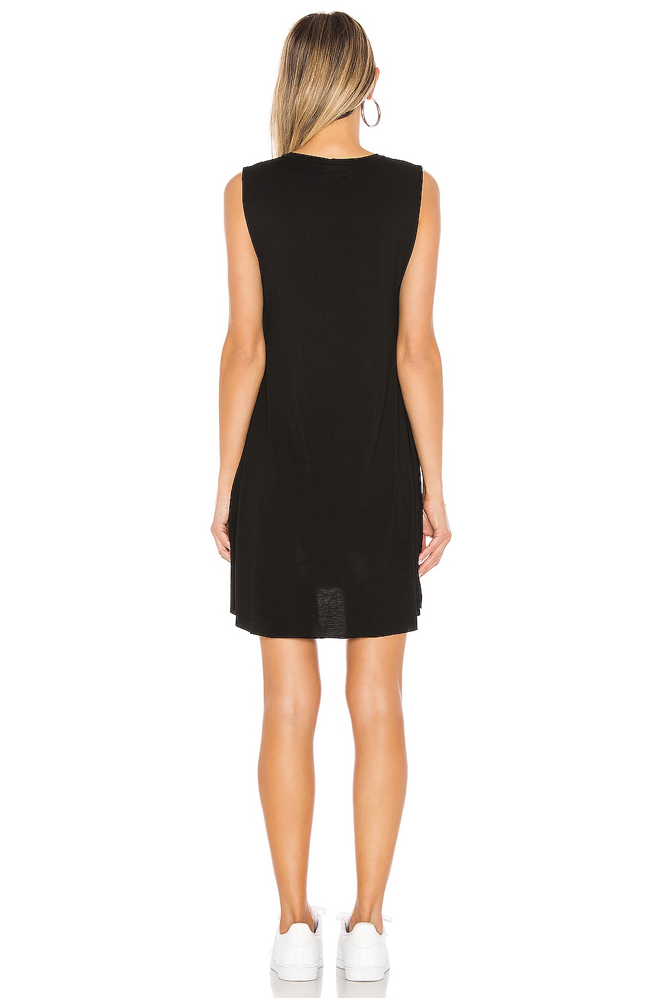 Shop Michael Lauren Gilly Sleeveless Dress In Black