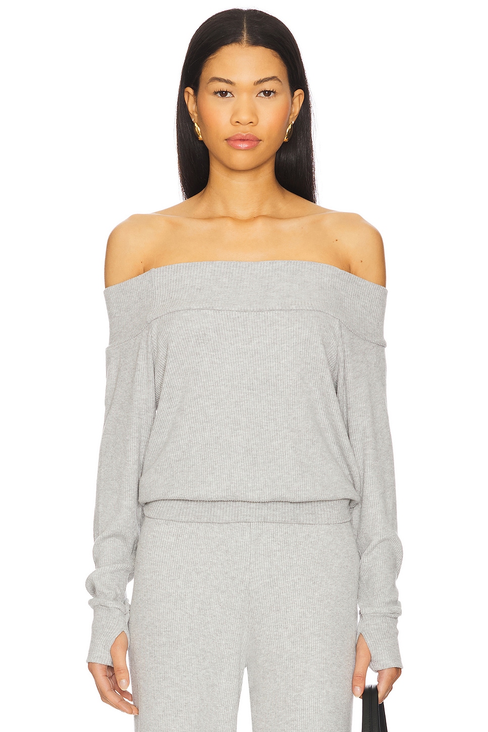 Fenn Off Shoulder Sweater - Thumbnail 1