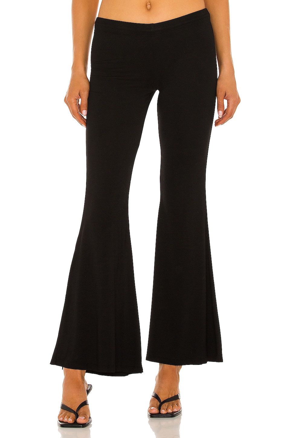 Indah Leticia Ring Bootleg Pants in Black