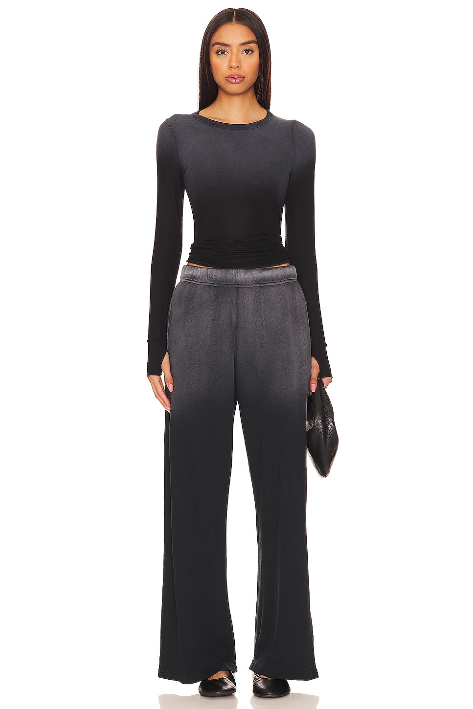 Mabel Ombre Wide Leg Pant - Thumbnail 4