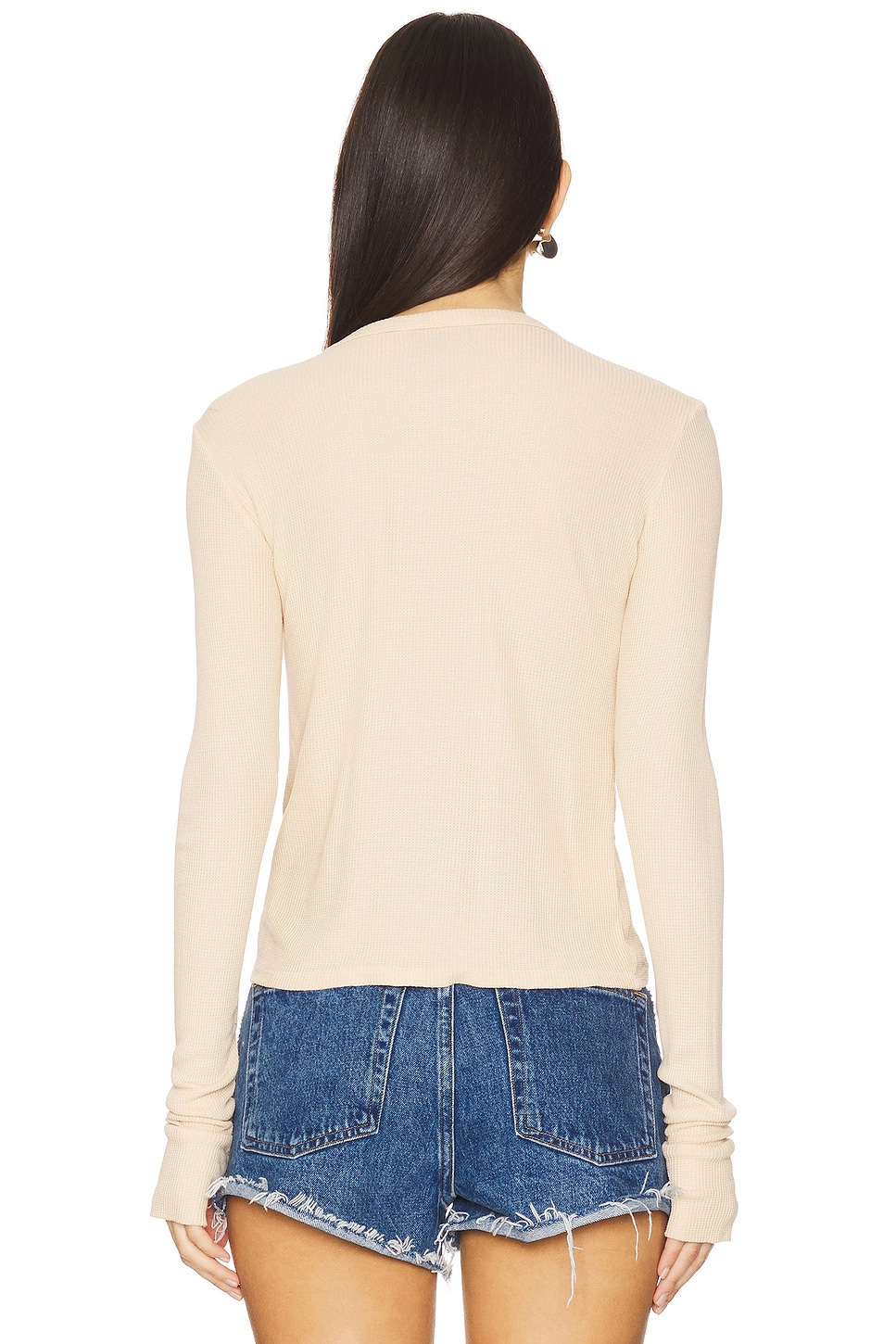 Axl Crop Fitted Top - Thumbnail 3