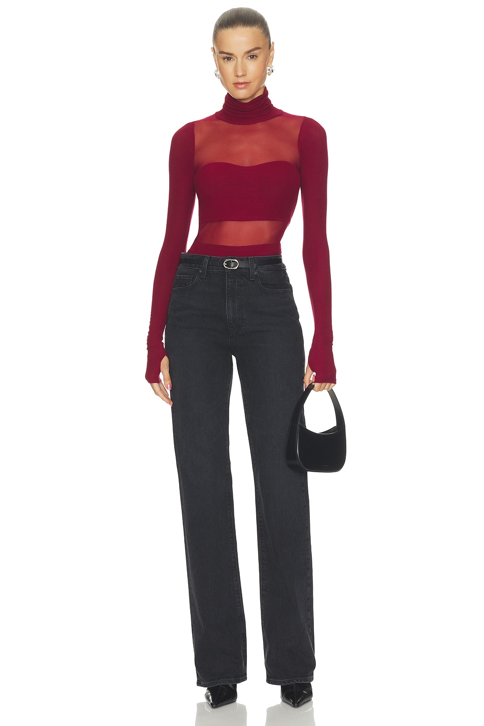 Michael Lauren x REVOLVE Rem Long Sleeve Fitted Turtleneck Top