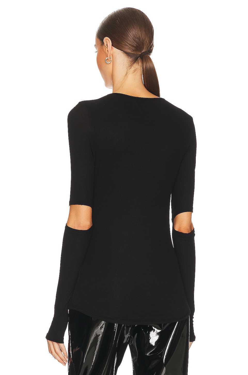 Michael Lauren Houston Long Sleeve Fitted Top thumbnail