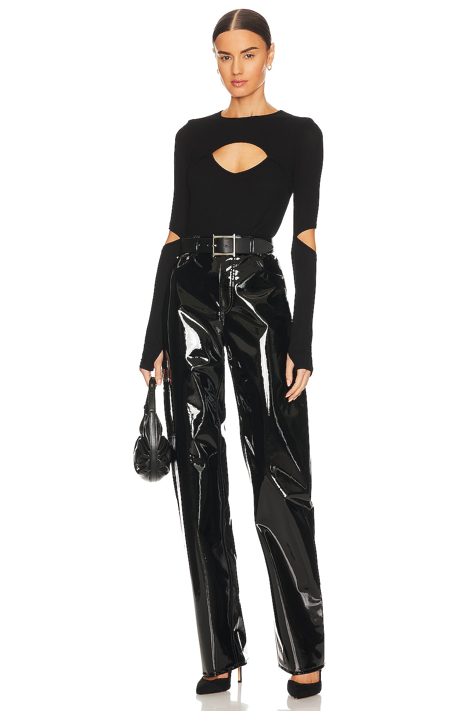 Michael Lauren Houston Long Sleeve Fitted Top thumbnail