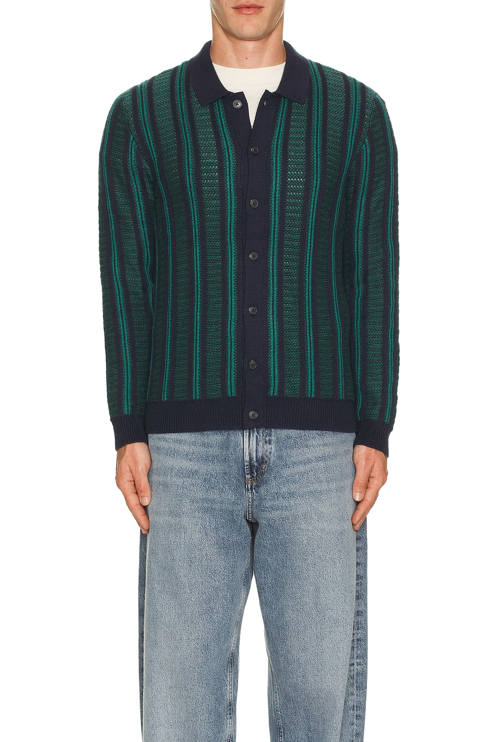 Button Down Sweater - Thumbnail 3