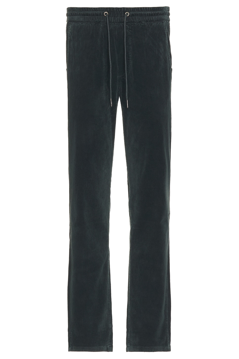 Marine Layer Saturday Corduroy Slim Straight Pant in Green Gables