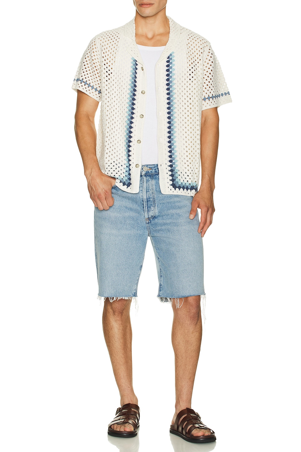 Archive Ace Crochet Resort Shirt
