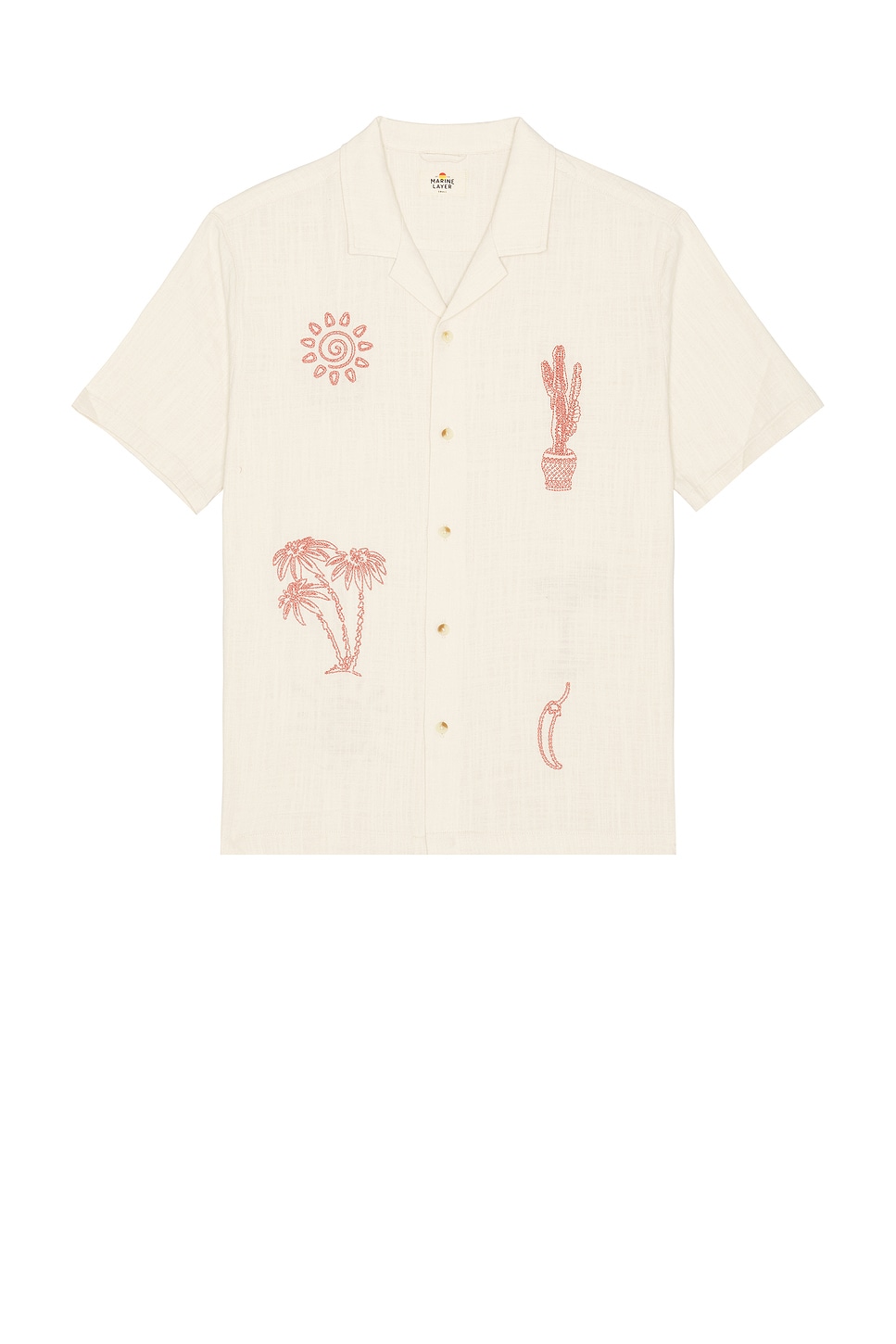 Embroidered Resort Shirt