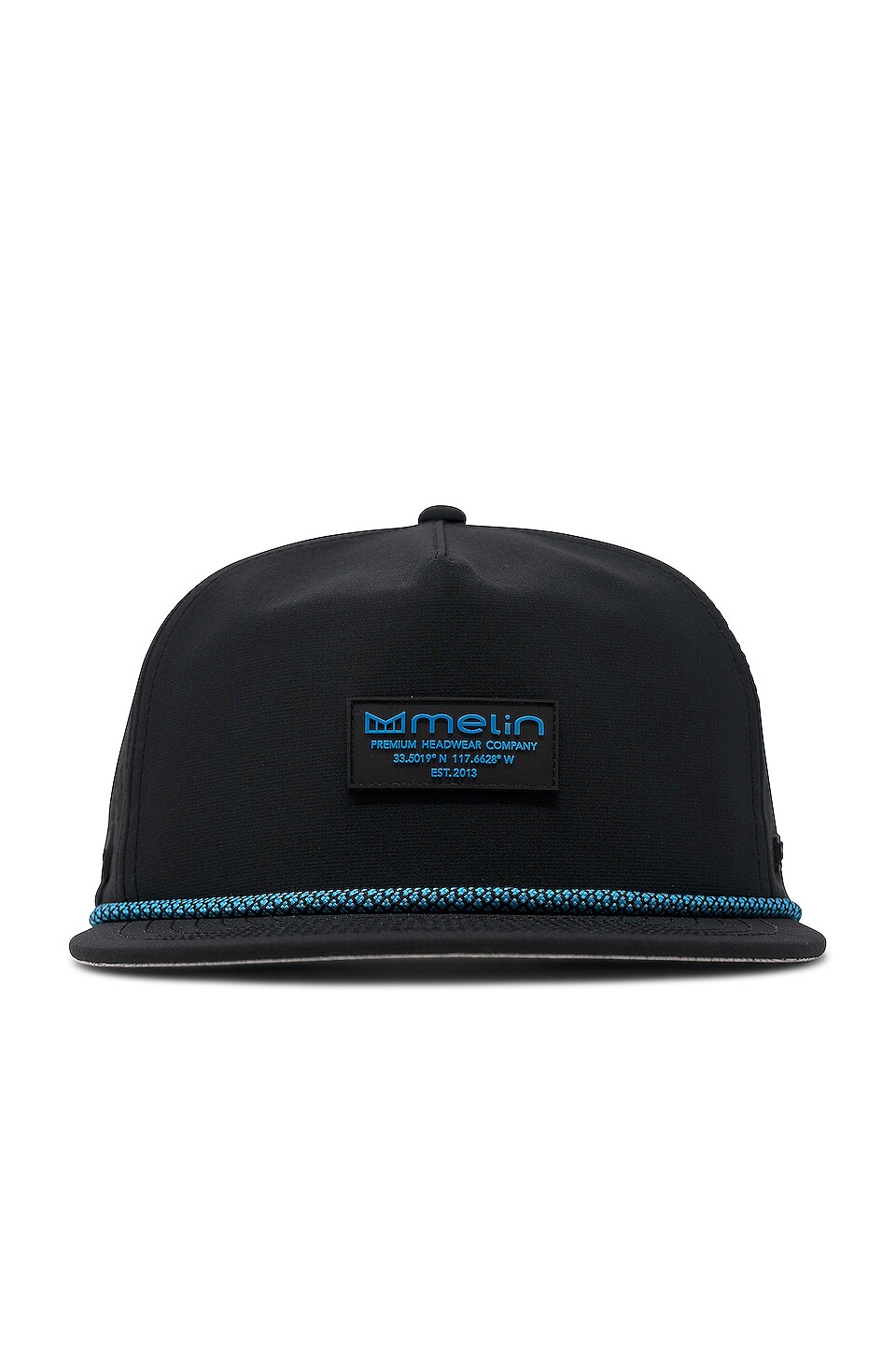 Melin Hydro Coronado Brick Hat in Black & Electric Blue