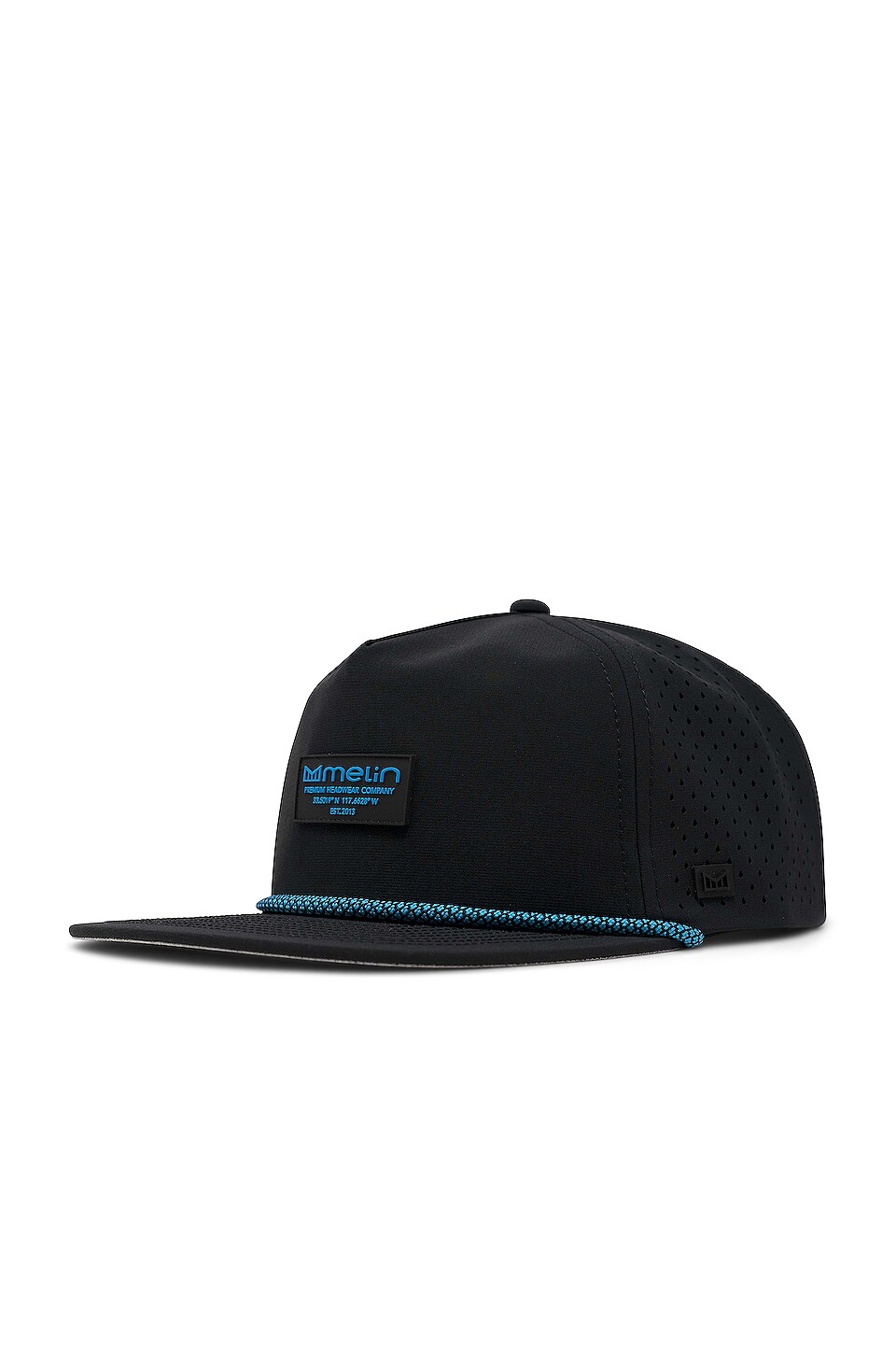 Melin Hydro Coronado Brick Hat in Black & Electric Blue