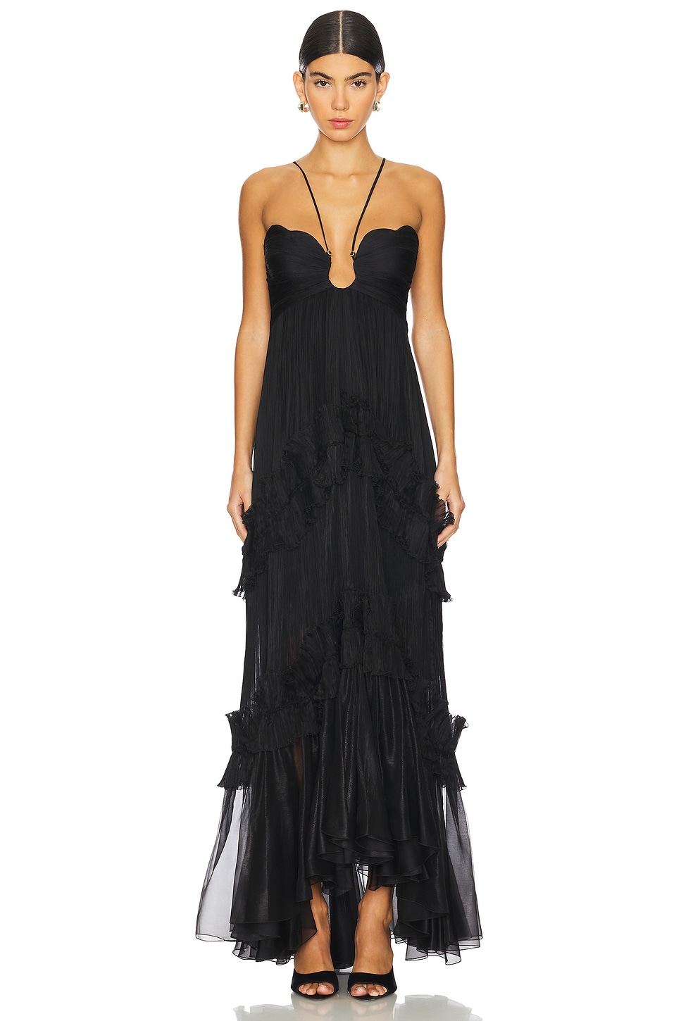 Vestido Transparente Johnson Vestidos De Gala Maria Lucia Hohan - Main Image