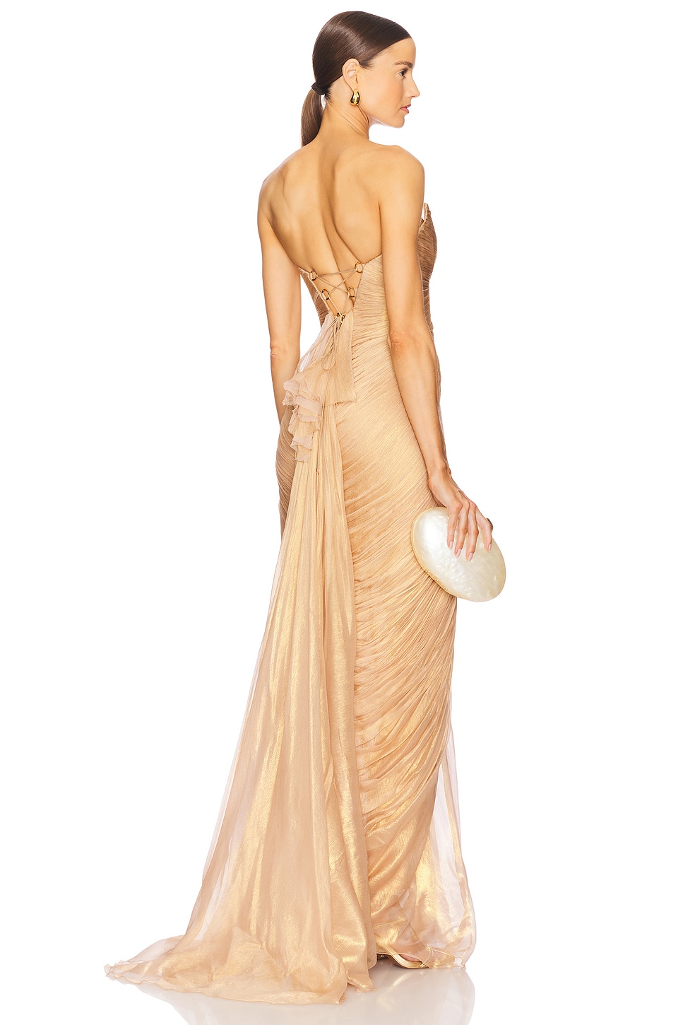 Maria Lucia Hohan Mischa Gown in Champagne | REVOLVE