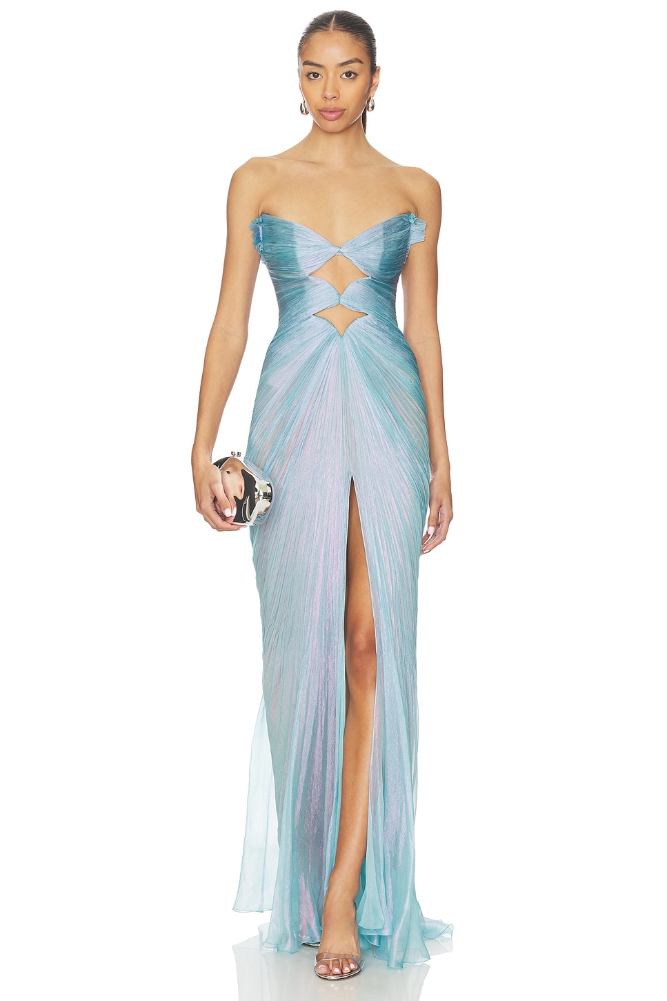chinese dress ladies Love Spell Bustier Maxi Dress: White