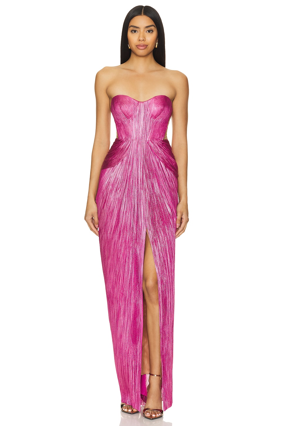 Maria Lucia Hohan Caly Gown in Raspberry | REVOLVE