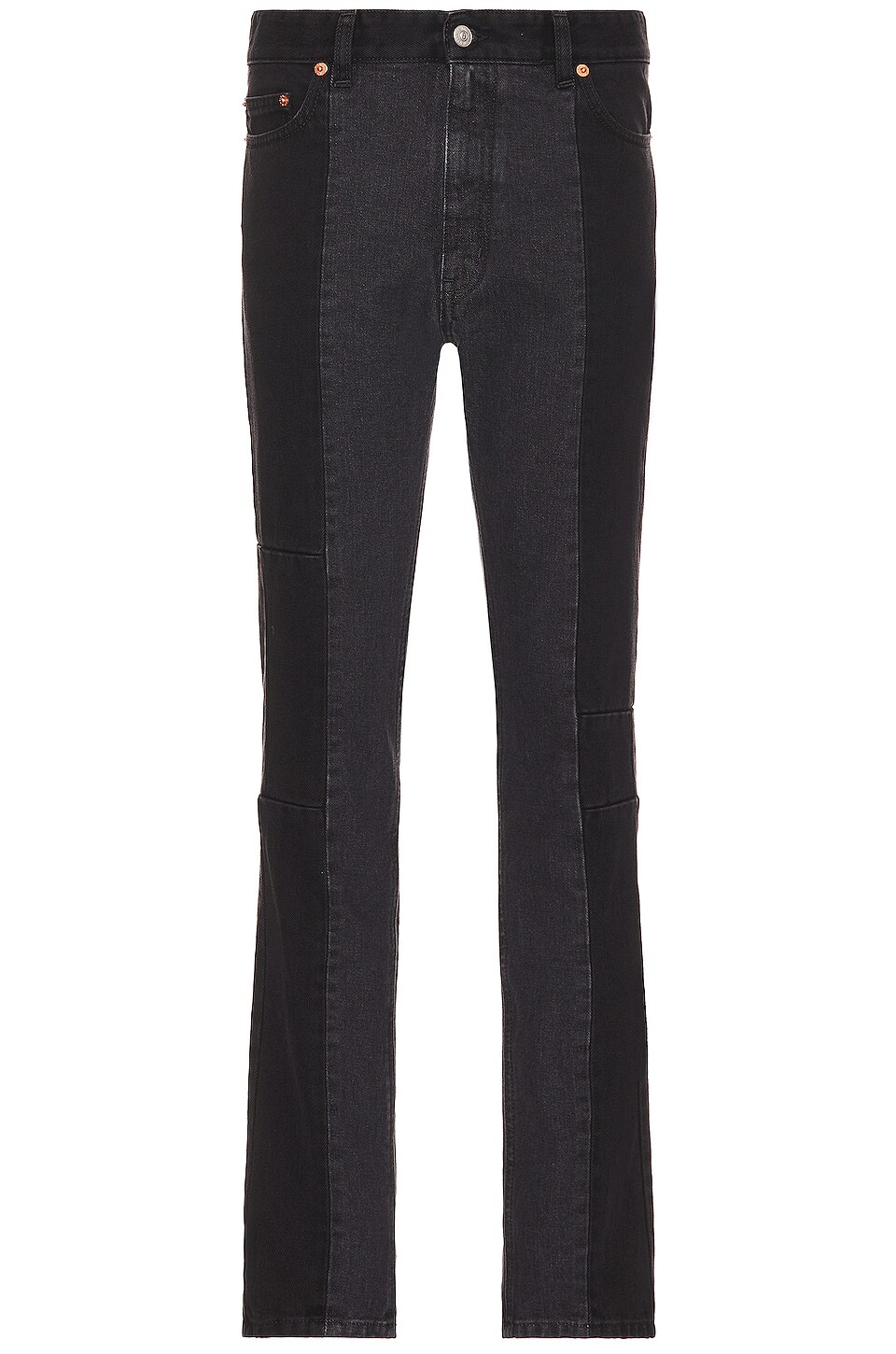 MM6 Maison Margiela MM6 Regular Fit 5 Pocket Skinny Jean in Black