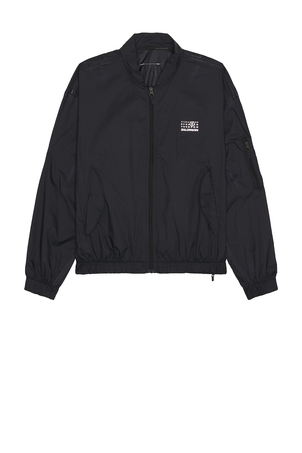 MM6 Maison Margiela Bomber Jacket in Deep Black | REVOLVE