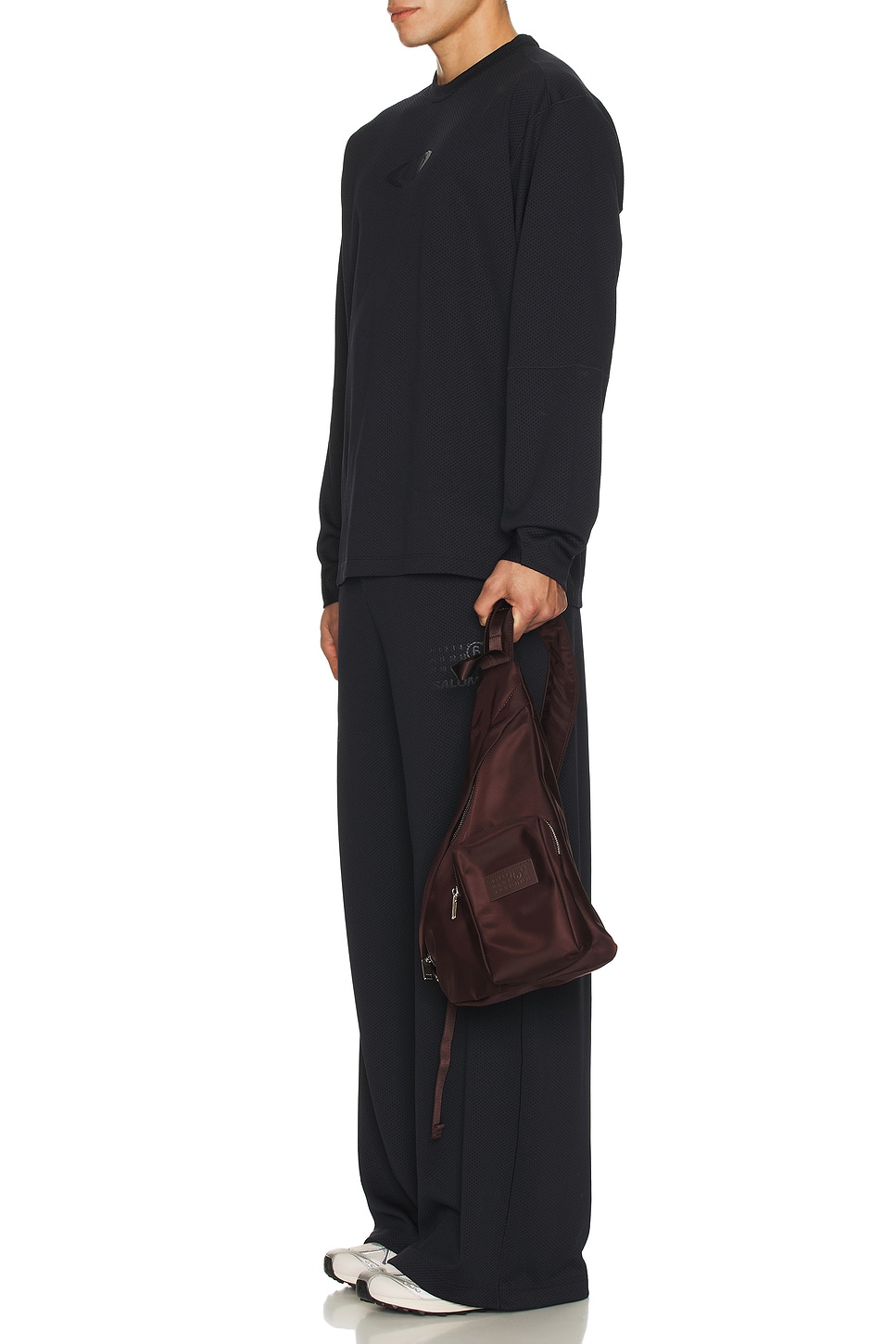 MM6 Maison Margiela Japanese Sling Bag in Fudge | REVOLVE