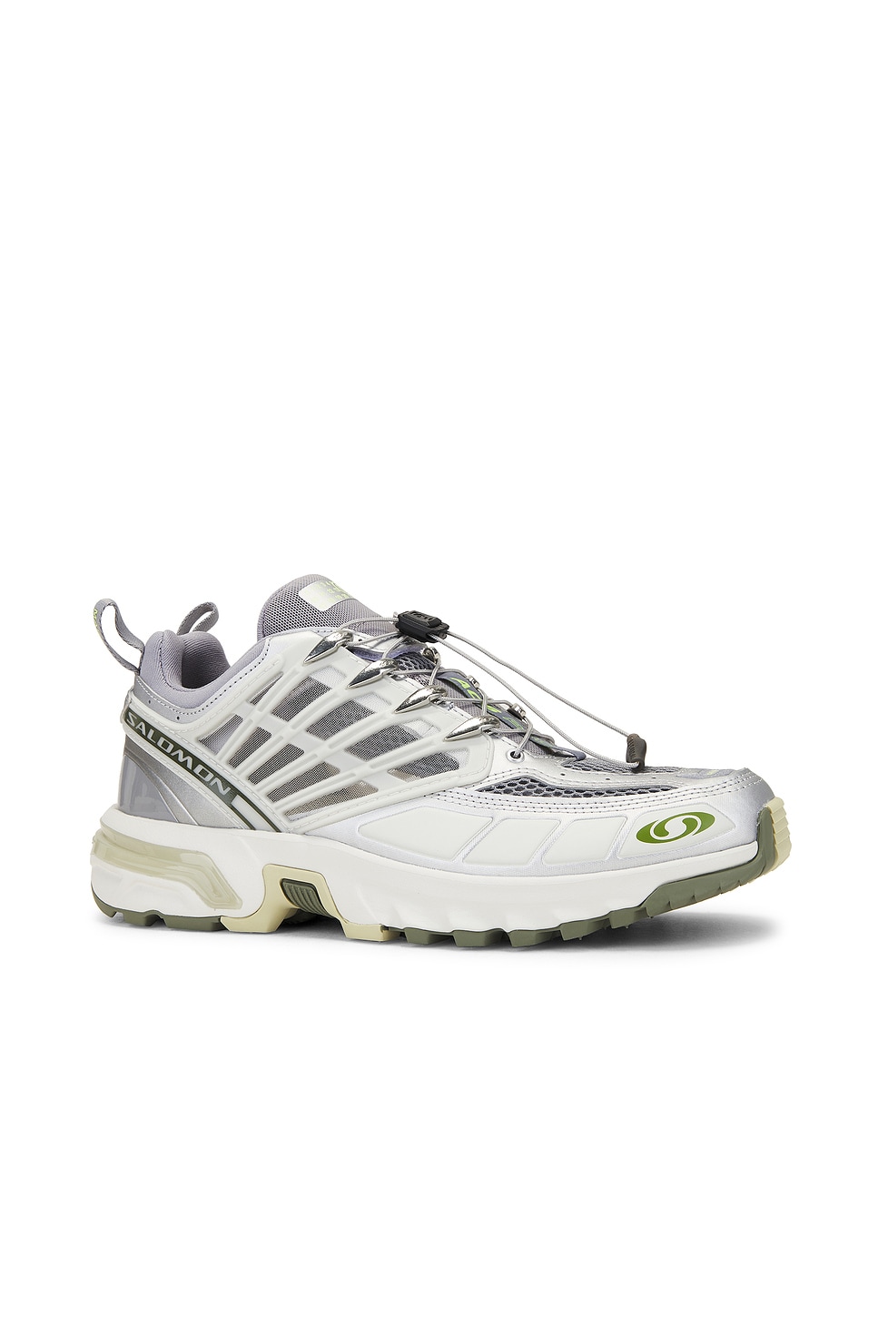 MM6 Maison Margiela X Salomon Acs Pro Sneakers in Sharkskin, Silver, & Sharp Green thumbnail