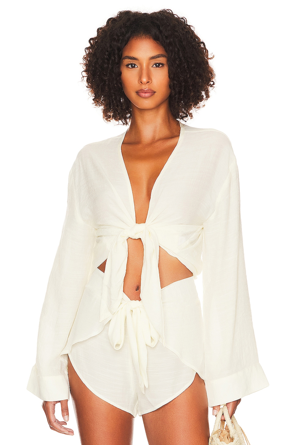 Monday Swimwear Tahiti Top in Ivory