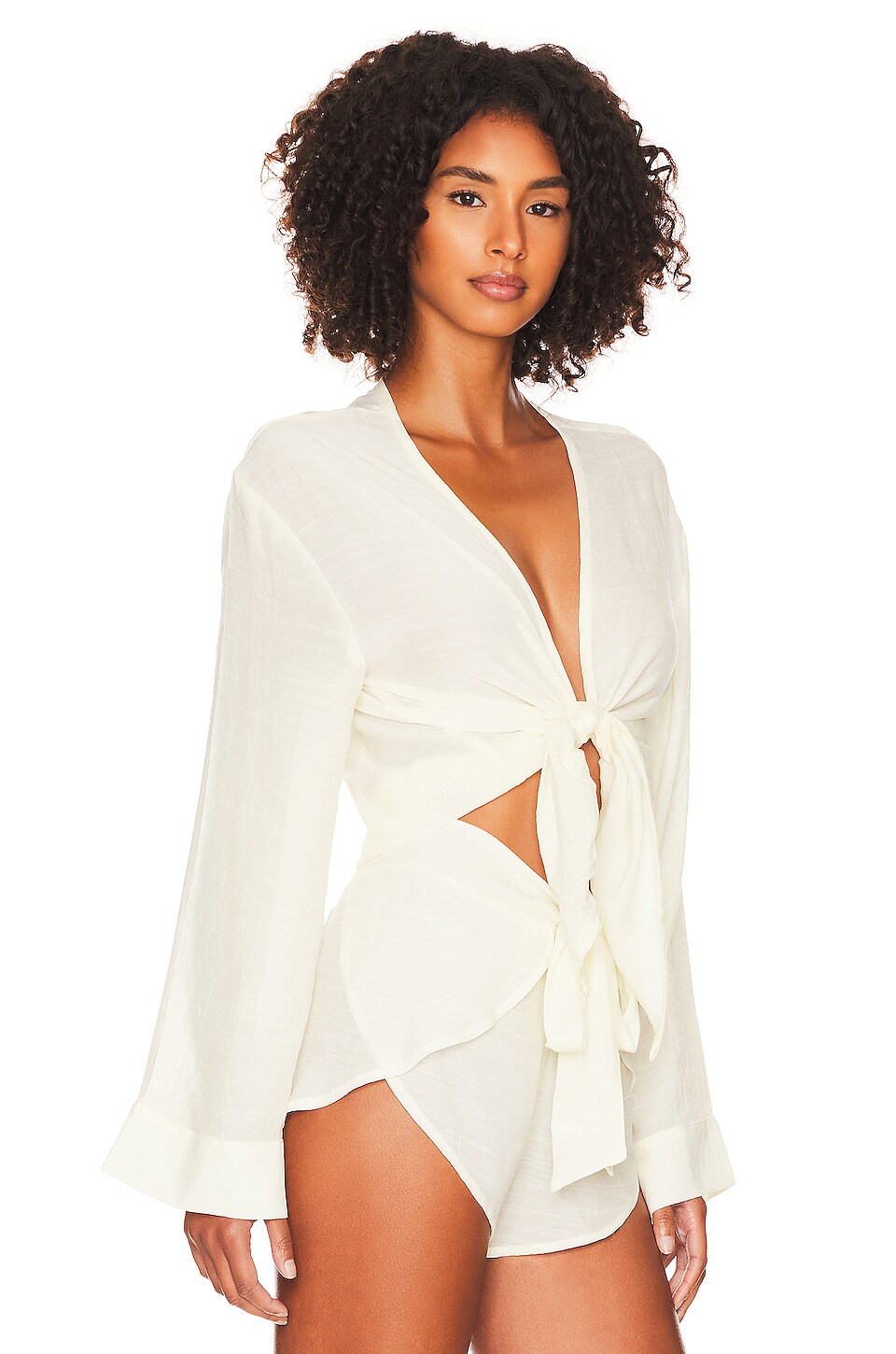 Monday Swimwear Tahiti Top in Ivory