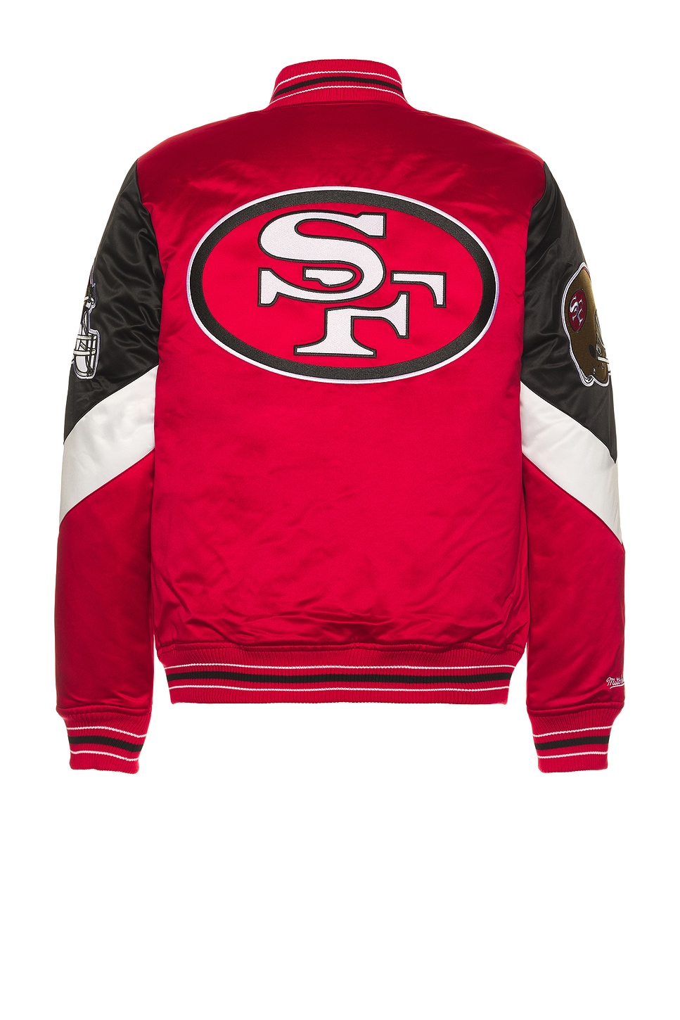 Mitchell & Ness NFL 49Ers Throw It Back Heavyweight Satin Jacket