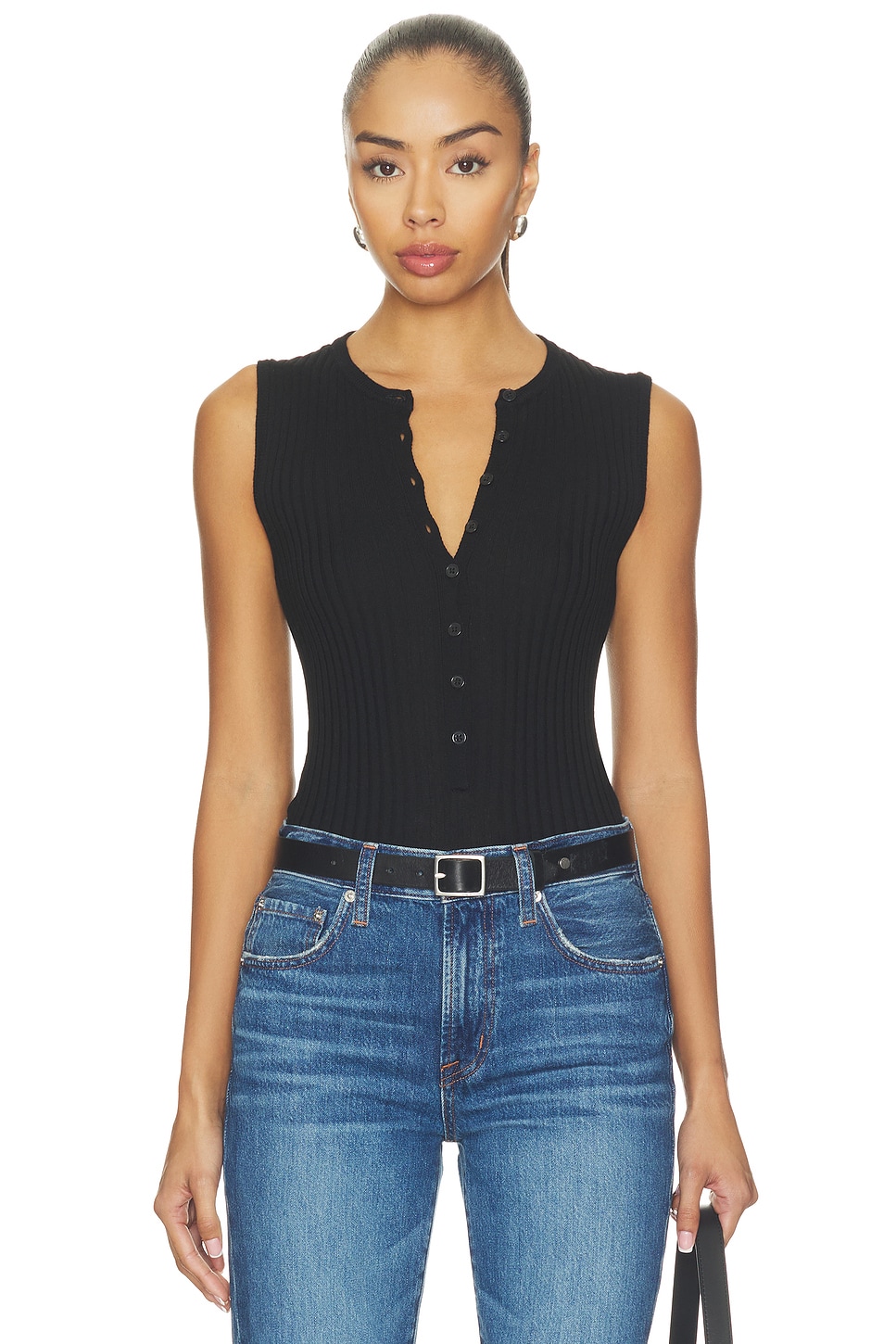 Mônot Sleeveless Knit Bodysuit