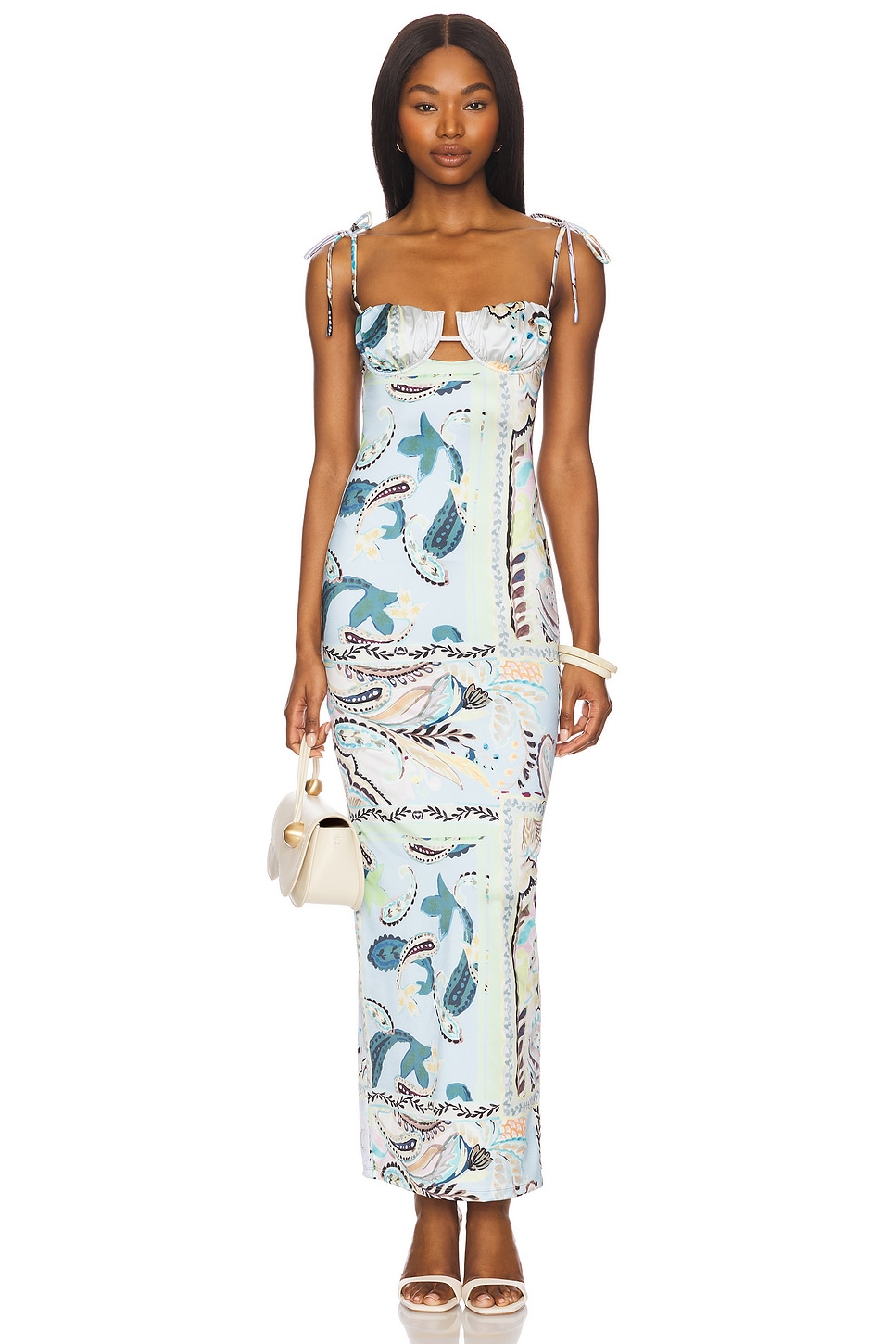 Montce Petal Long Slip Dress