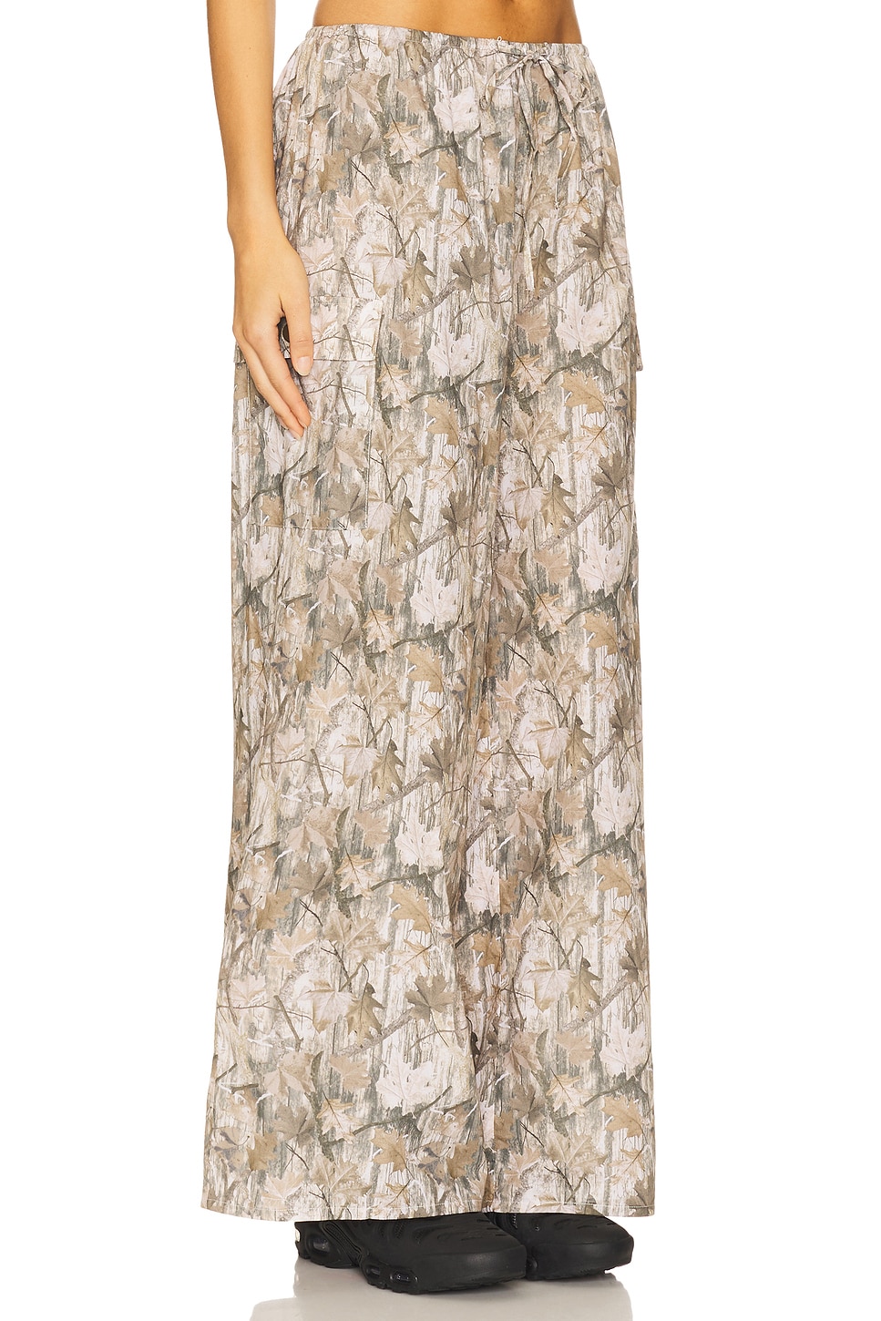 Cargo Drawstring Wide Leg Pant - Thumbnail 2