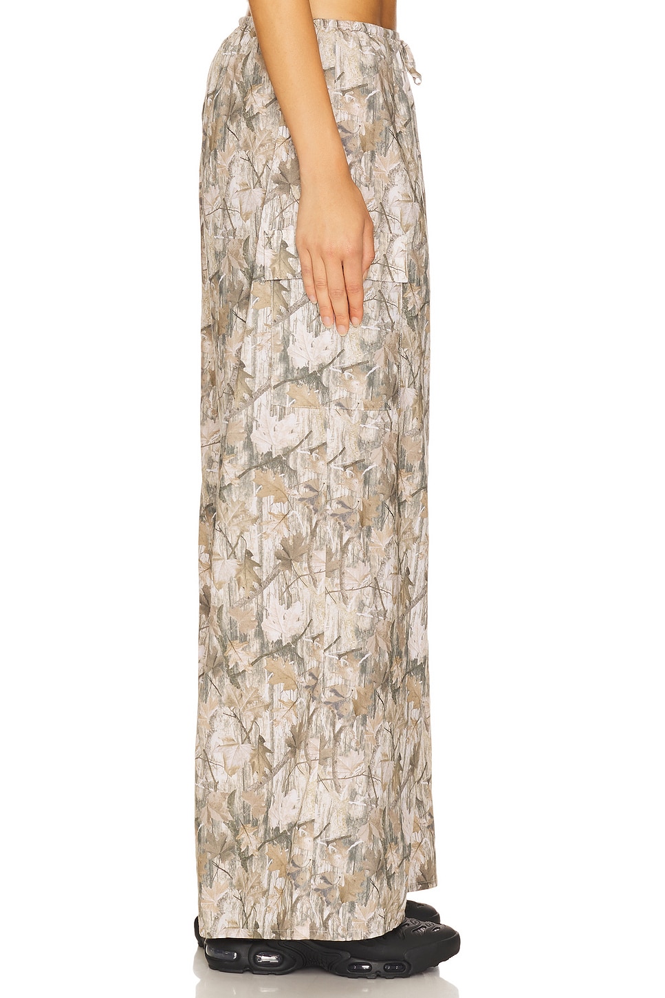 Cargo Drawstring Wide Leg Pant - Thumbnail 3