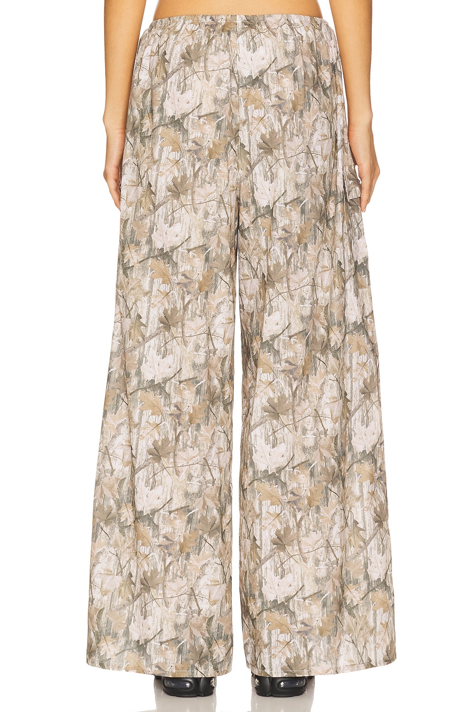 Cargo Drawstring Wide Leg Pant - Thumbnail 4