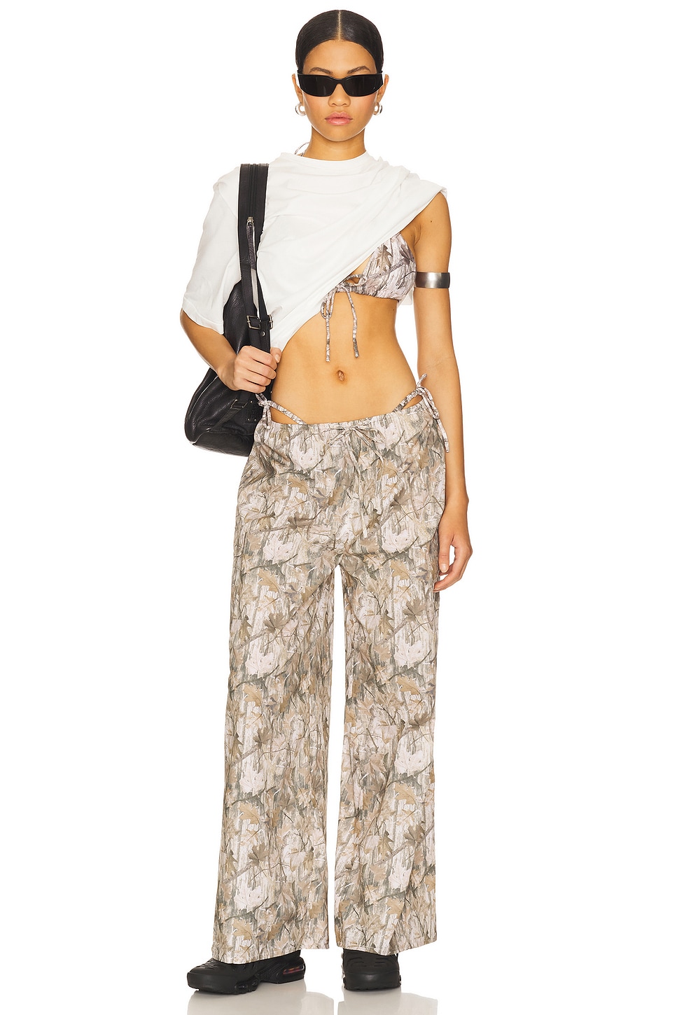 Cargo Drawstring Wide Leg Pant - Thumbnail 5