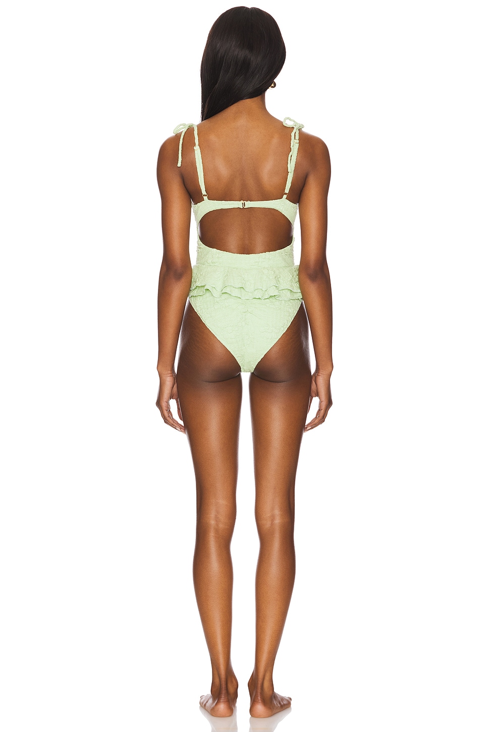 Ruffle Petal Lace One Piece
