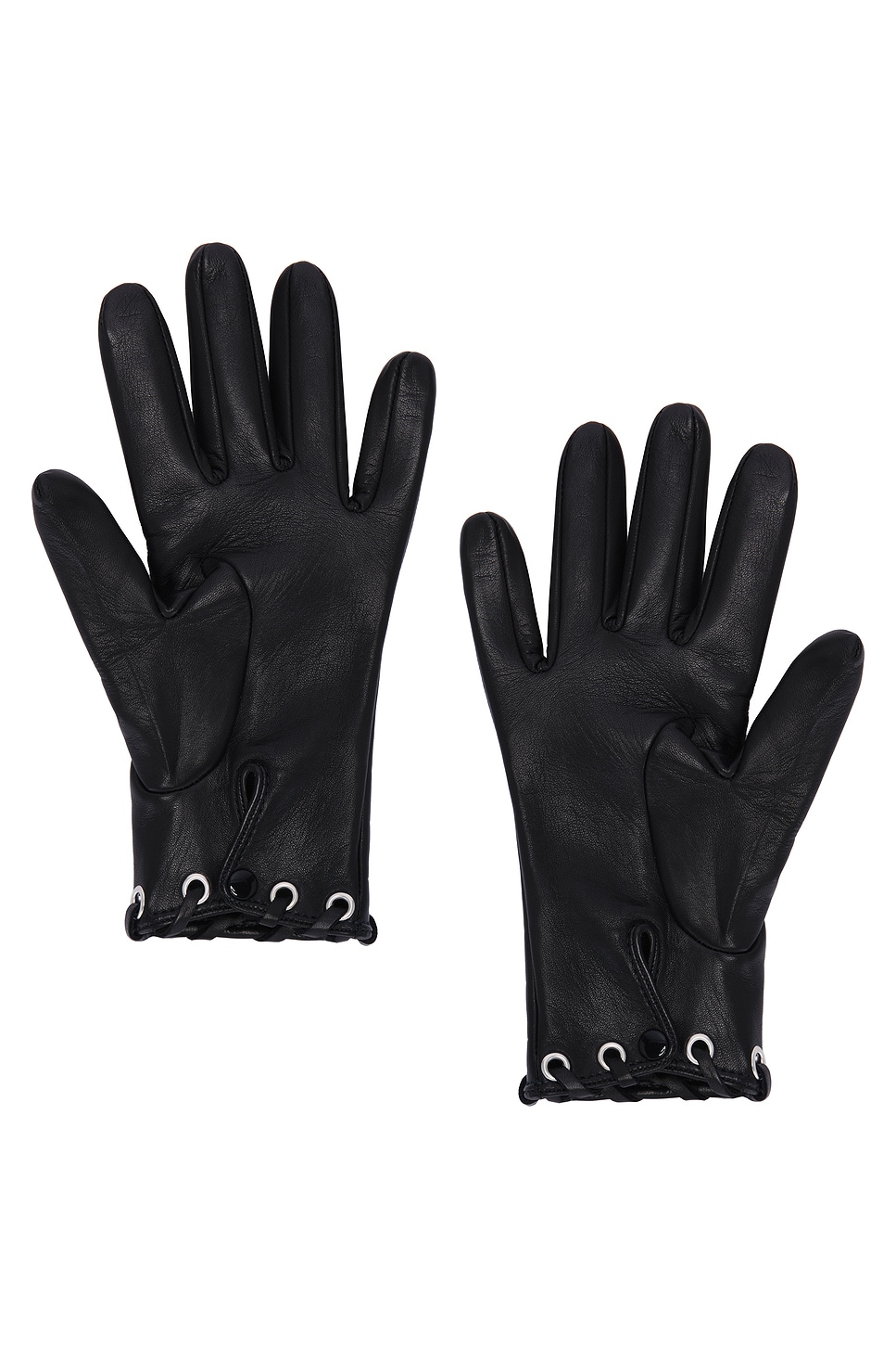 Short Leather Gloves - Thumbnail 2
