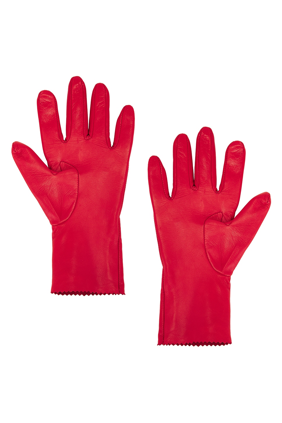 Short Leather Gloves - Thumbnail 2