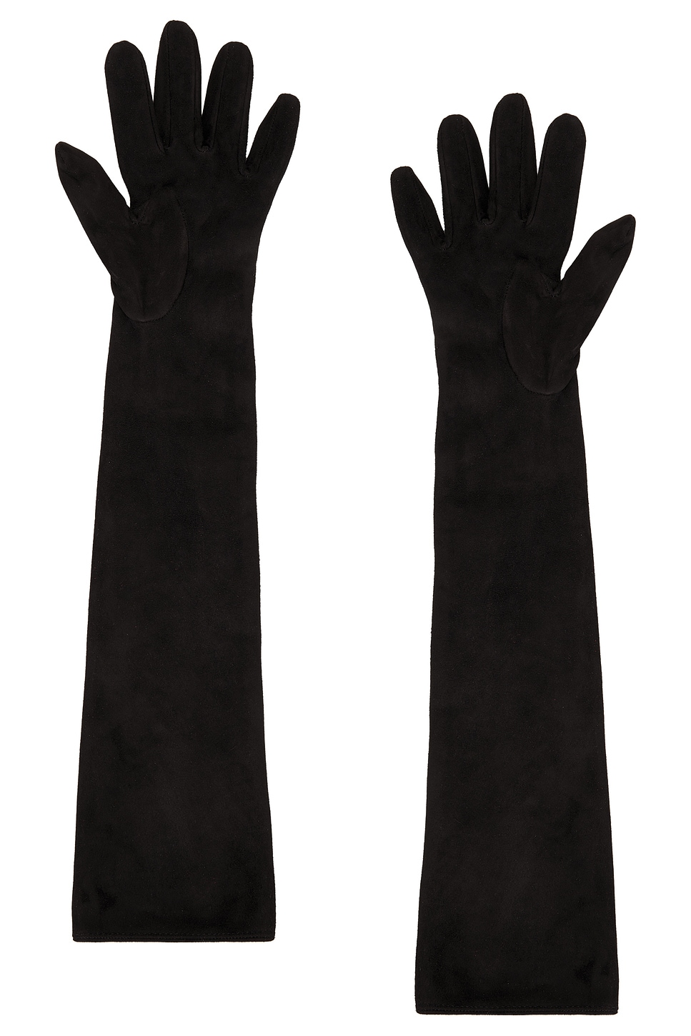 Long Velvet Gloves - Thumbnail 2