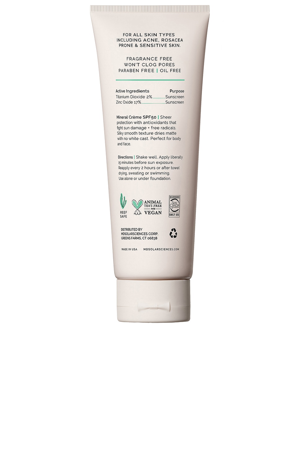 MDSolarSciences Mineral Crème SPF 50