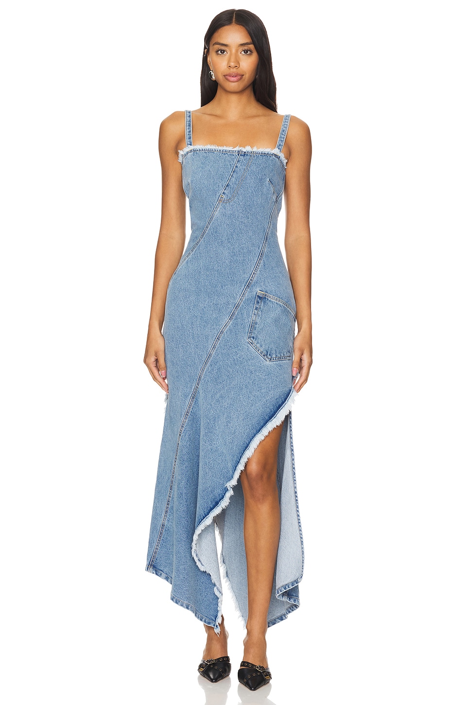 Monse - Twisted Denim Dress | Plush