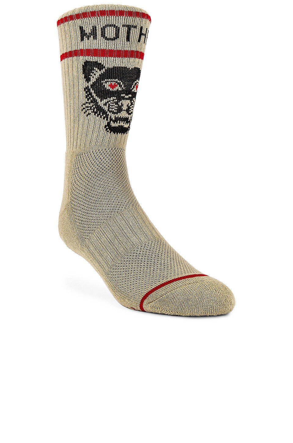 beige baby socks