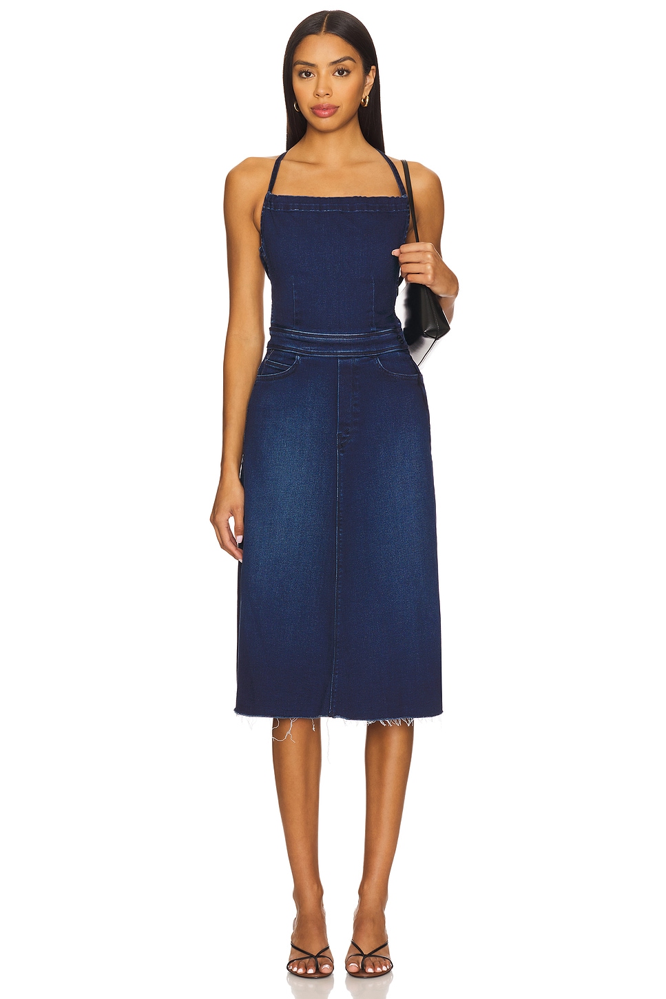 Mother The Back Midi Dress Homecoming High in Blue - Size 30 (Also 24,25,26,27,28,29,31,32,33)