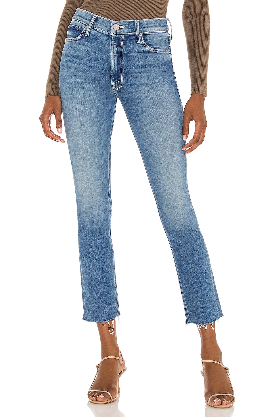 Mother the dazzler ankle straight leg jeans hotsell