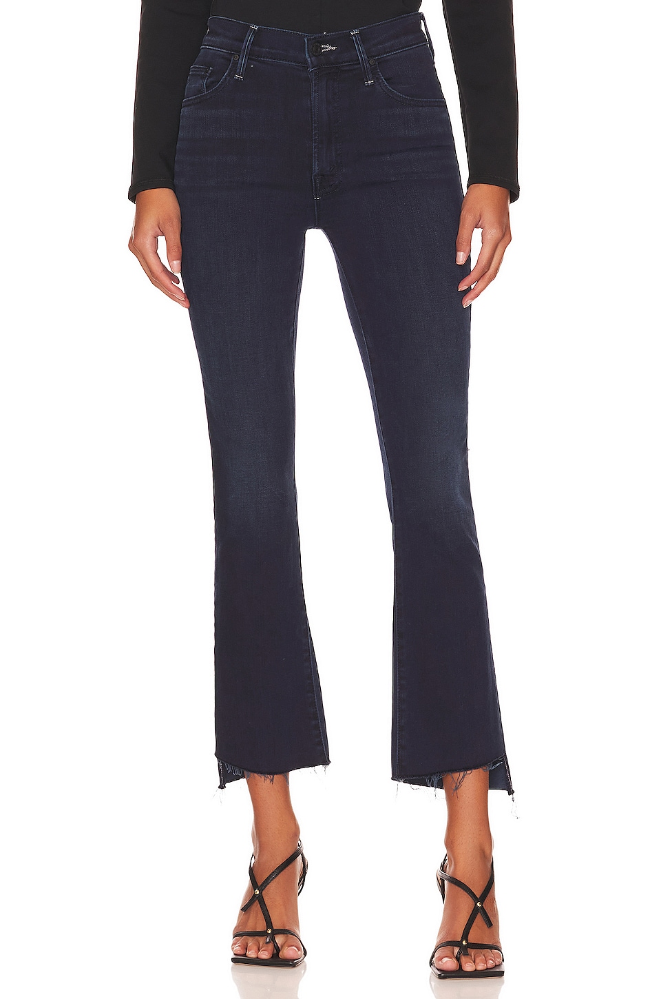 MOTHER Insider Crop Step Fray in Night Tripper | REVOLVE