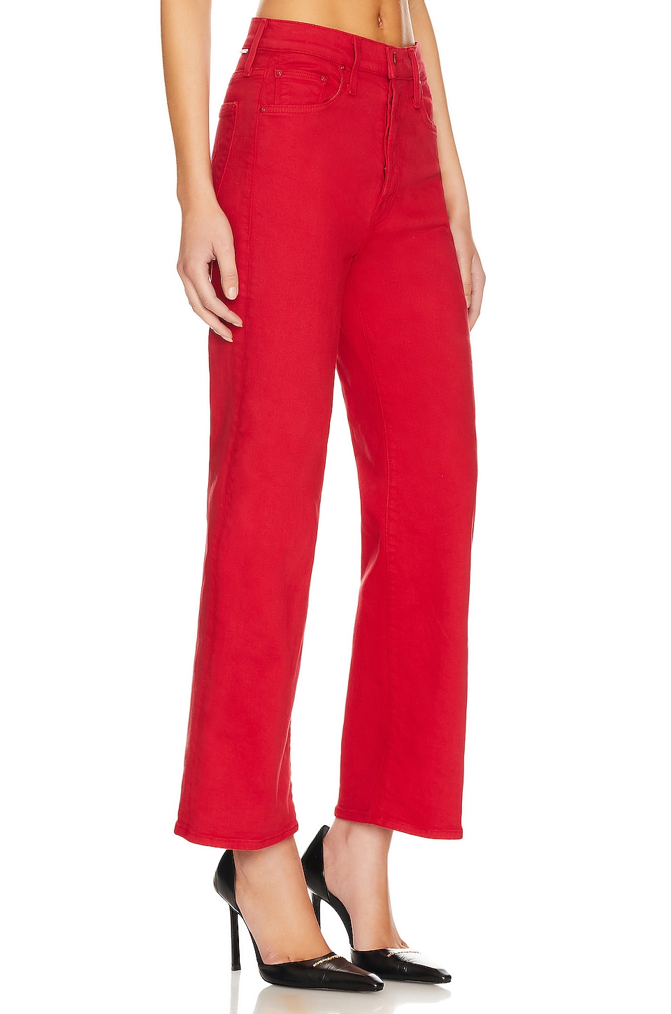 MOTHER The Rambler Ankle in Ribbon Red