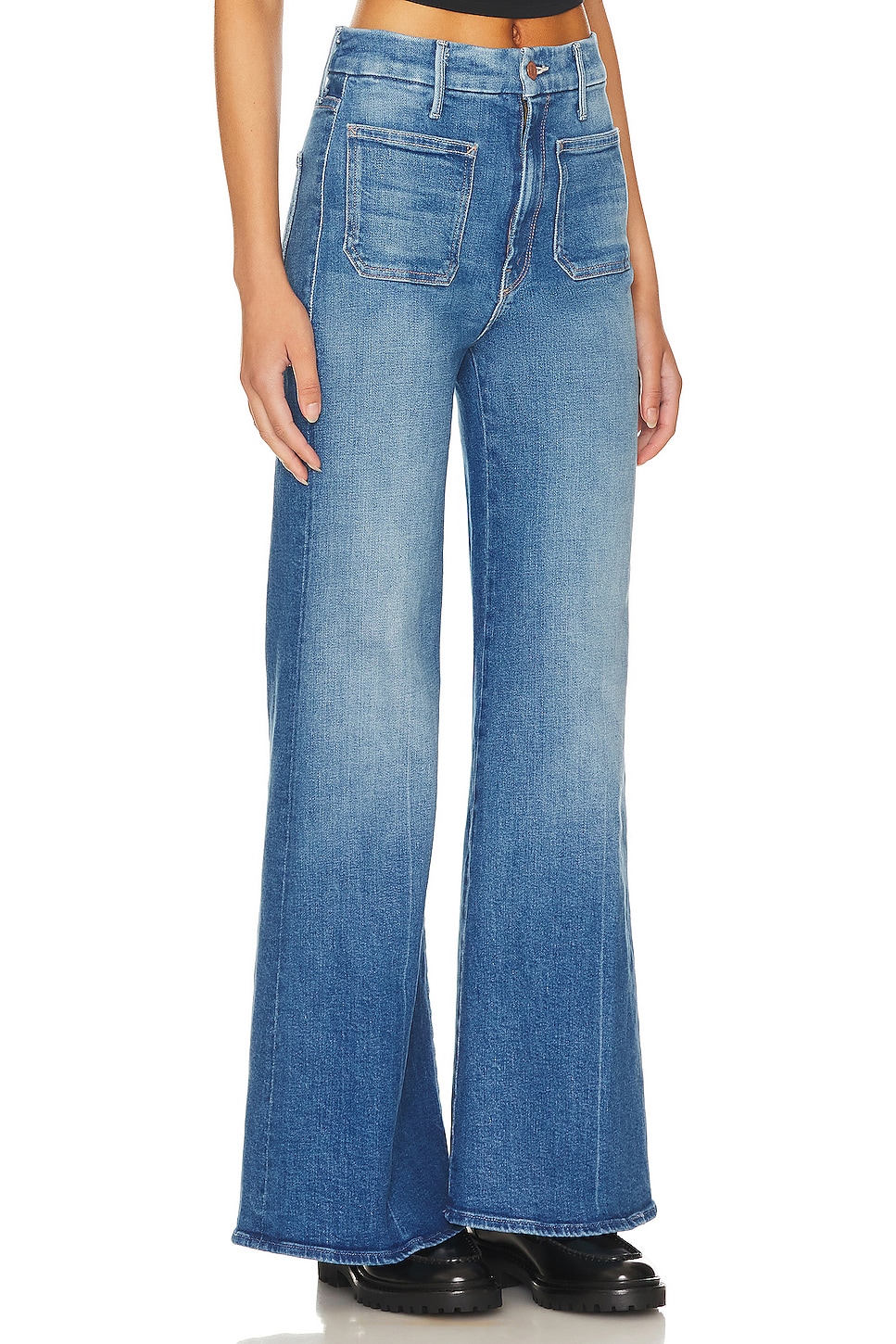 MOTHER JEAN LARGE PATCH POCKET ROLLER