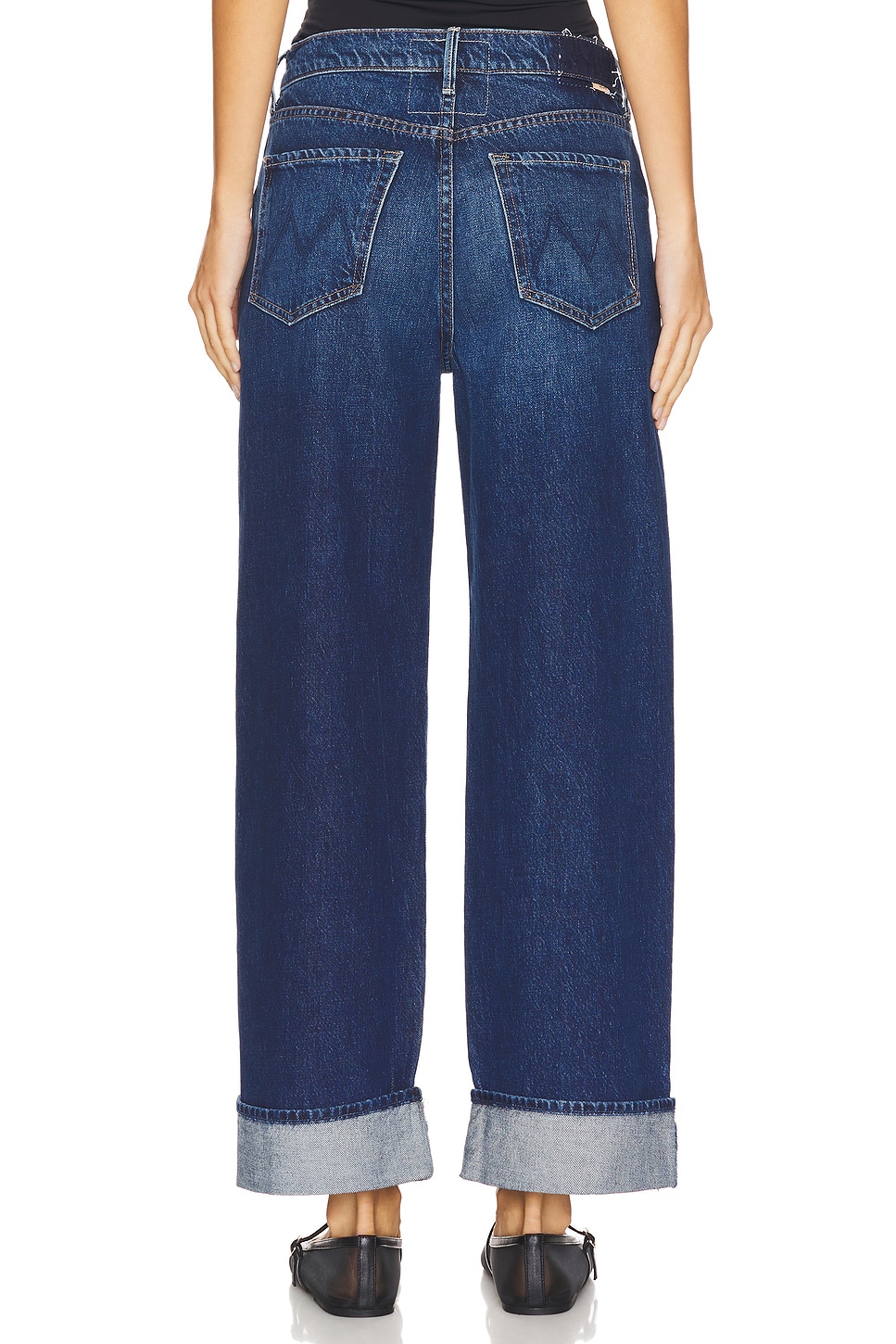 MOTHER Petite Lil' Spitfire Nerdy Cuff Jeans thumbnail