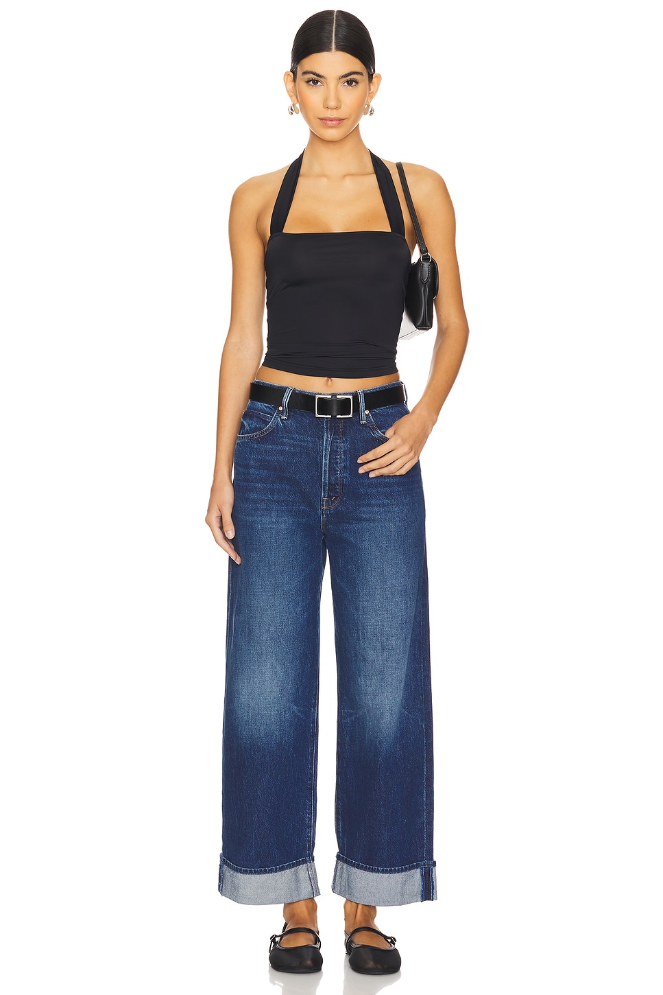MOTHER Petite Lil' Spitfire Nerdy Cuff Jeans thumbnail