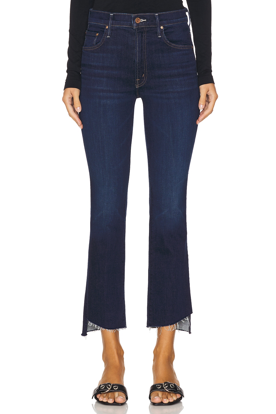 MOTHER The Insider Crop Step Fray in Off Limits | REVOLVE MOTHER The Insider Crop Step Fray in Off Limits | REVOLVE