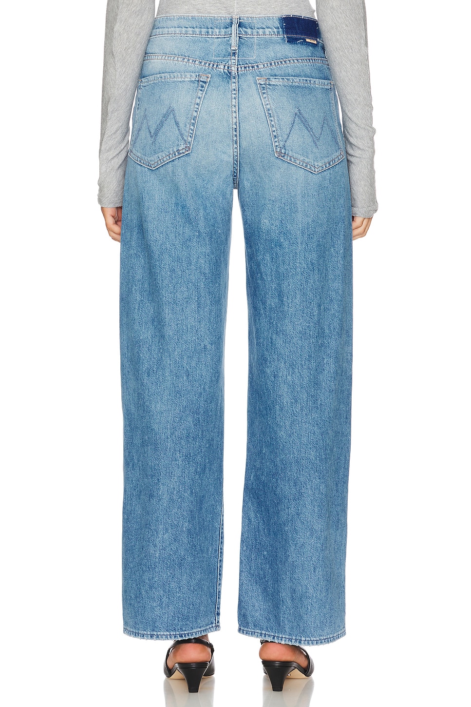 MOTHER Petite Lil' Dodger Sneak Jeans thumbnail