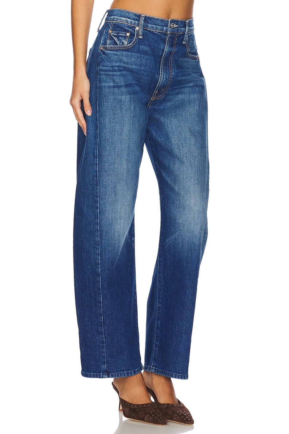 The Petite Full-Pipe Flood Jeans - Thumbnail 2