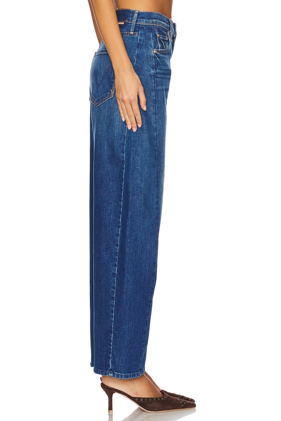The Petite Full-Pipe Flood Jeans - Thumbnail 3